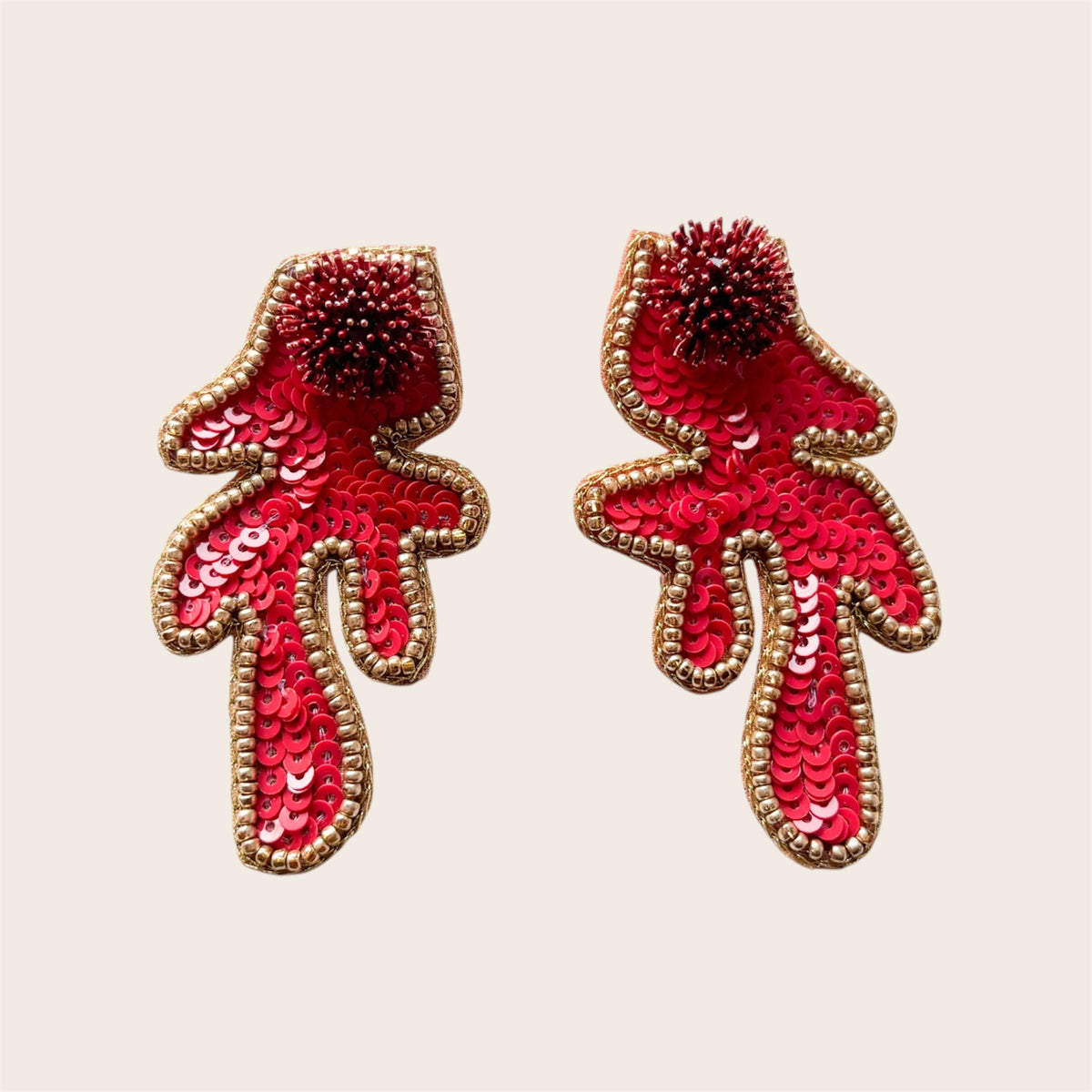 Pendientes Riviera Coral