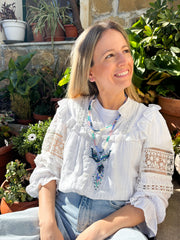 Collar Colibrí Azul