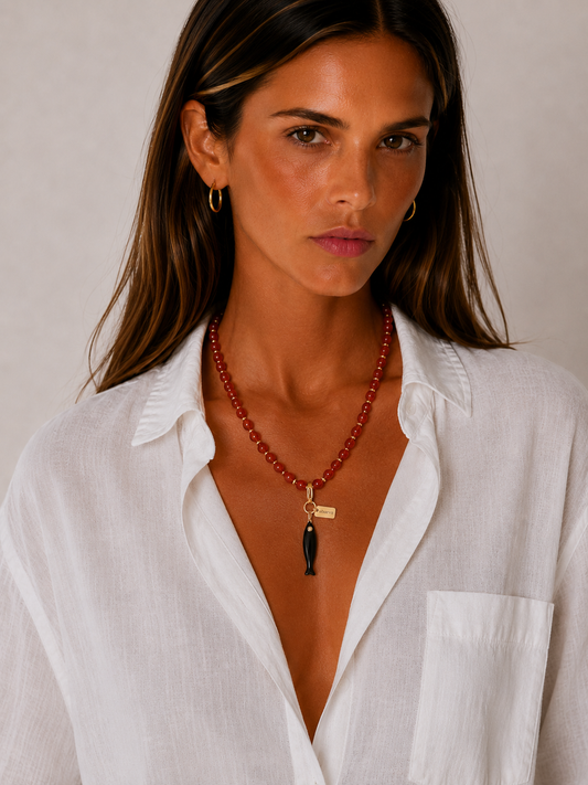 Collar Pez Nácar-Marea Pastel SS26
