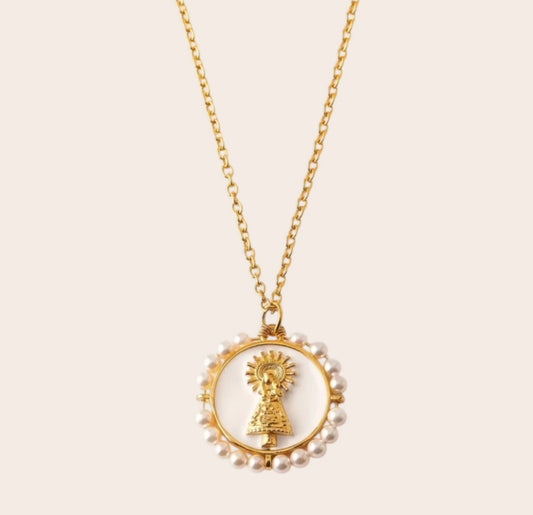 Collar Virgen del Pilar • Perla de Río