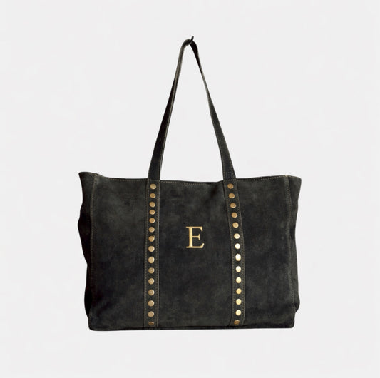 Bolso Tote Piel con Tachas – Personalizable