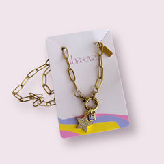 COLLAR ESTRELLA CON CHARM