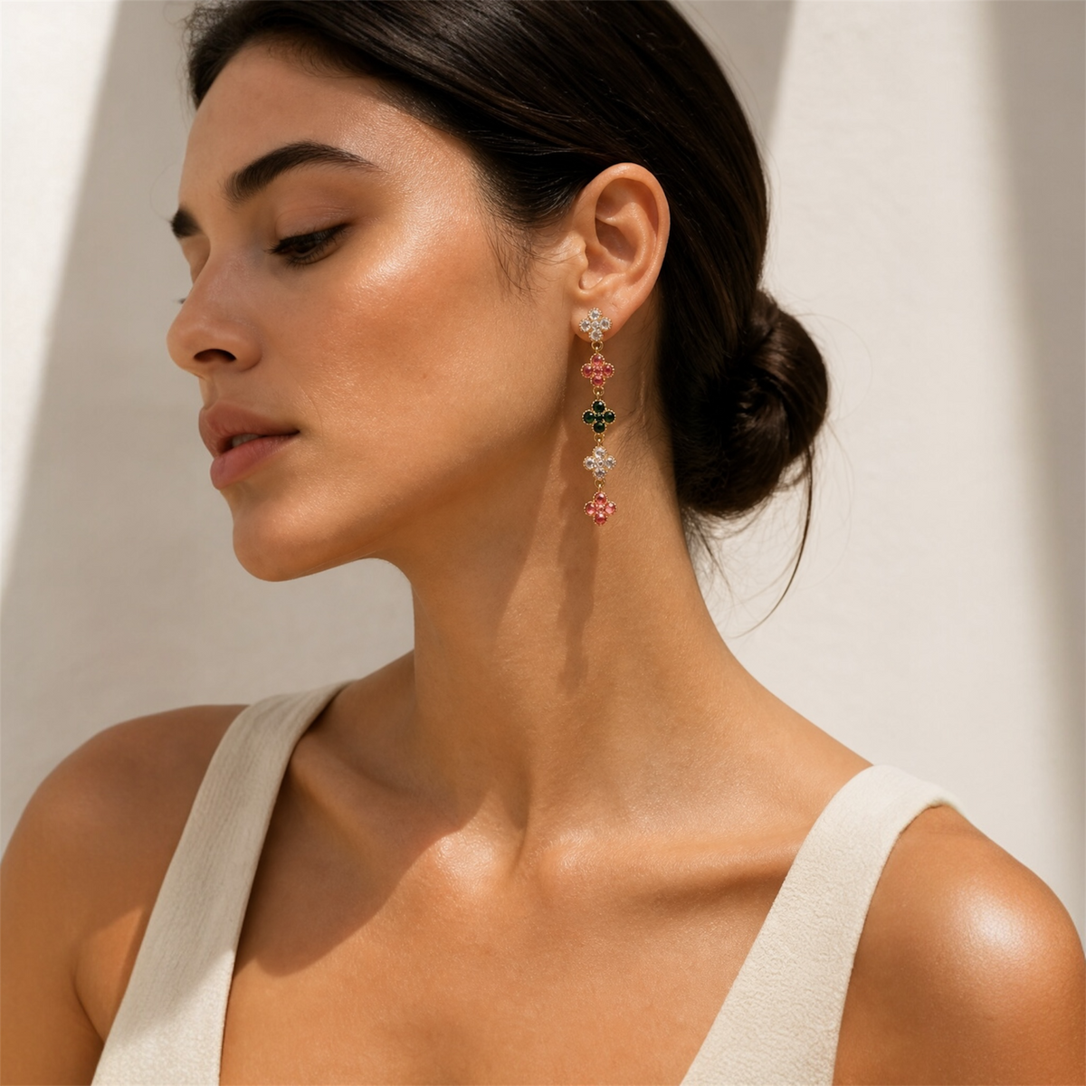 Pendientes Lumière Rosé
