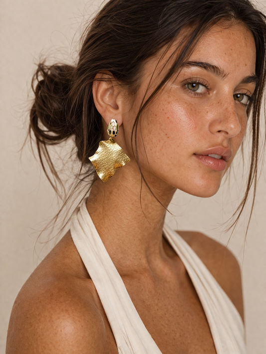 Pendientes Gaudí Verde