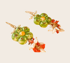 Pendientes Fiore Verde – Maiolica