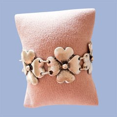 PULSERA FLOR DE CORAZÓN