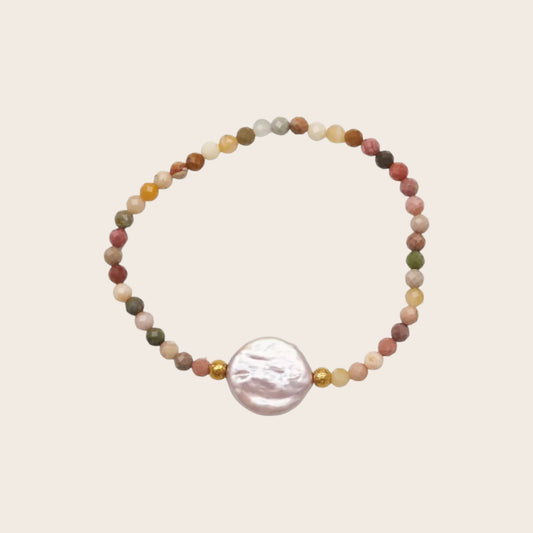 Pulsera Perla Aura Alashan Stone