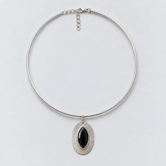 Choker Óvalo-Negro