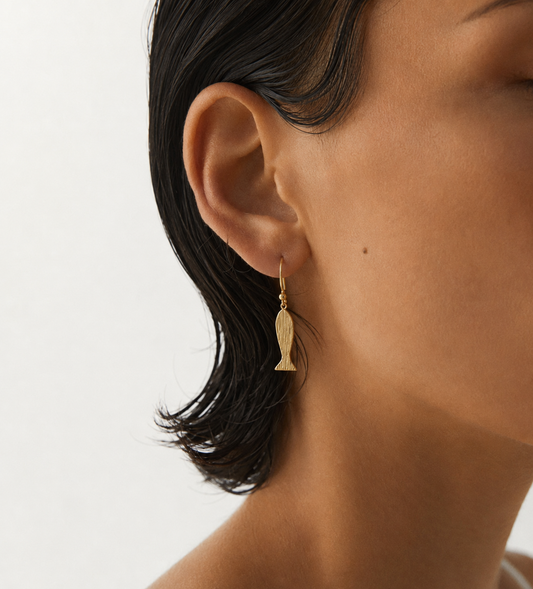 Pendientes Pez Acero inoxidable