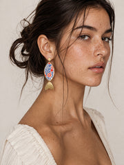 Pendientes Sirena-Coral