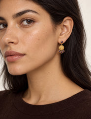 Pendientes Dura•Morado Ciruela