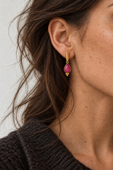 Pendientes Savia•Buganvilla
