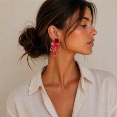 Pendientes Riviera Coral