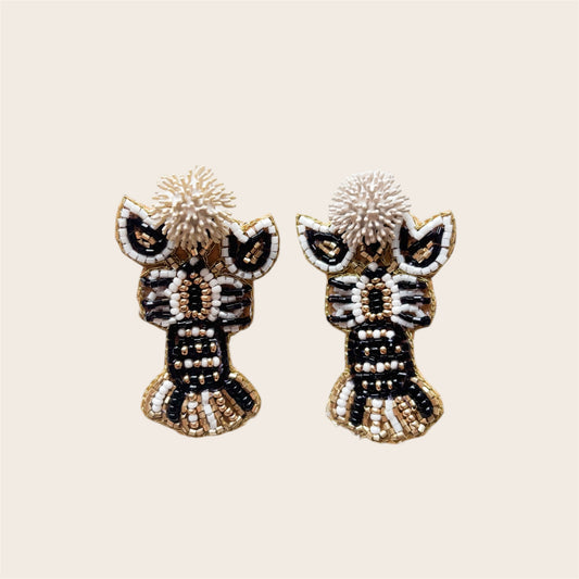 Pendientes Riviera Langosta Negra