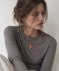 Collar Virgen del Pilar • Amatista