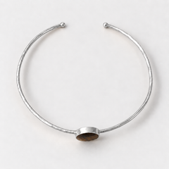 Choker Monnïe-Ojo de Tigre Plata