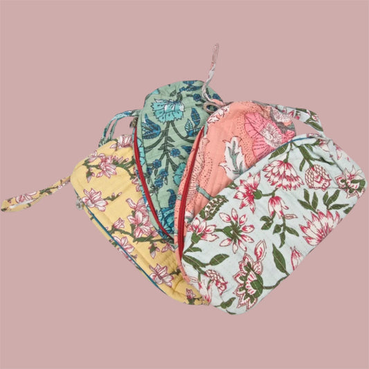 ESTUCHES COLECCIÓN FLORAL ALGODÓN