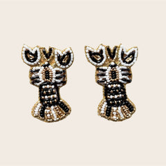 Pendientes Riviera Langosta Negra