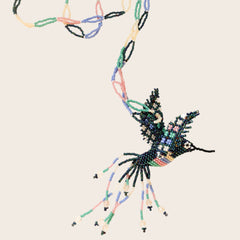 Collar Colibrí Azul