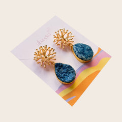 Alga Druzy Azul