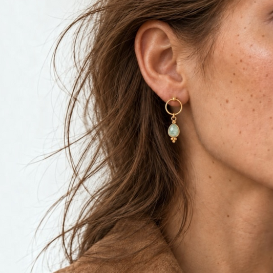 Pendientes Brisa•Verde Agua