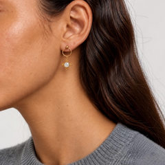 Pendientes Vega•Blanco