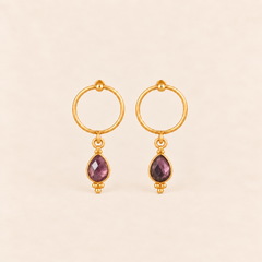 Pendientes Brisa•Morado Ciruela