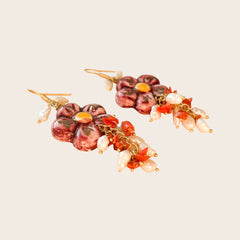 Pendientes Fiore Viola – Maiolica