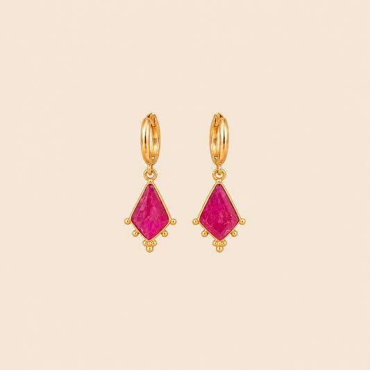 Pendientes Alba•Buganvilla