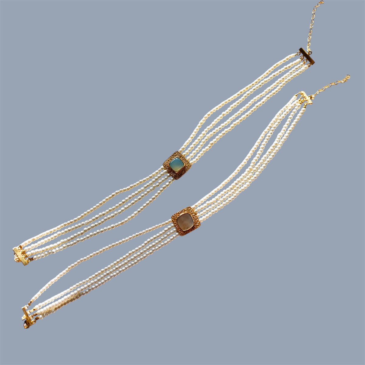 CHOKER PERLAS CULTIVADAS 24k