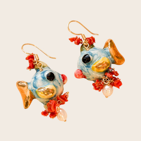 Pendientes Pesce Azzurro – Maiolica