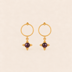 Pendientes Vega•Morado Ciruela