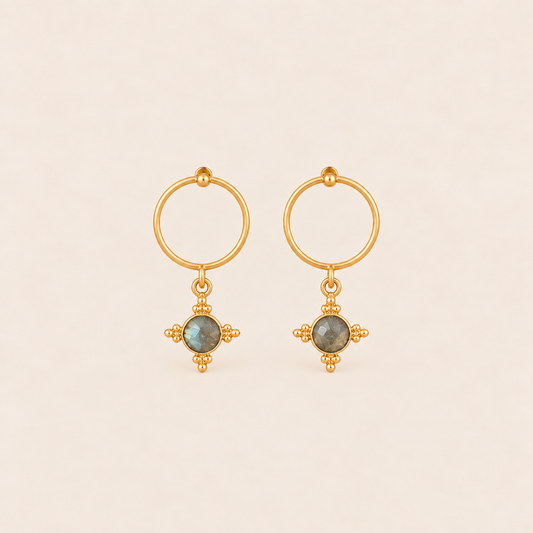 Pendientes Vega•Gris Humo