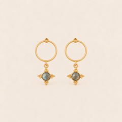 Pendientes Vega•Gris Humo