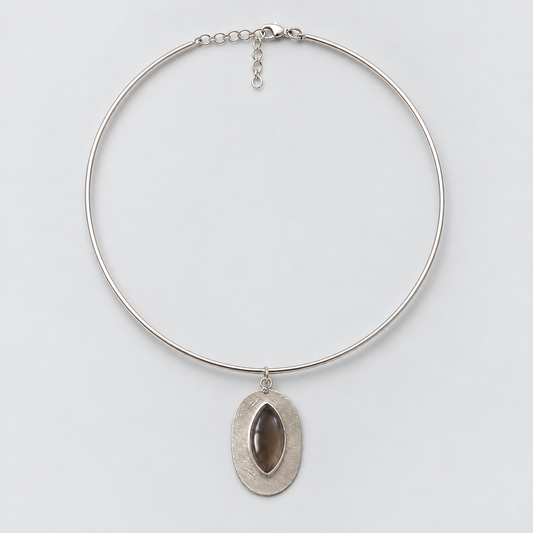 Choker Óvalo-Ahumado