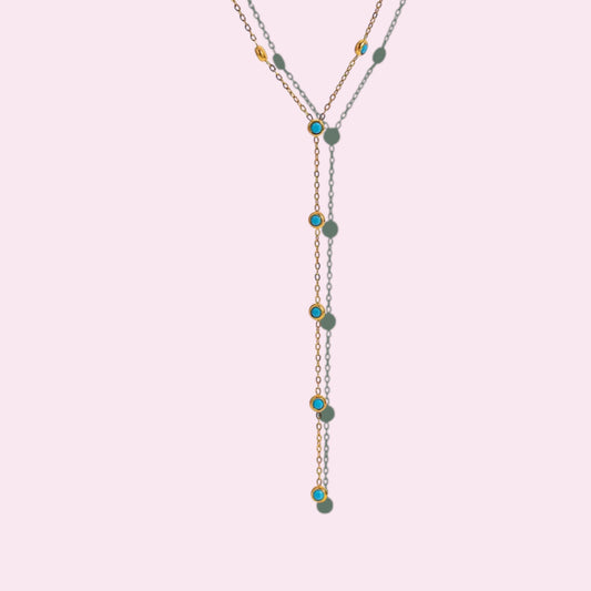 COLLAR BLUE DROPS