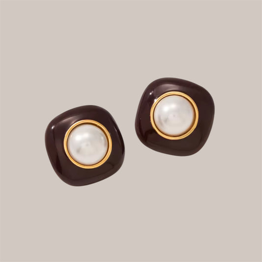 Pendientes Vintage Perla