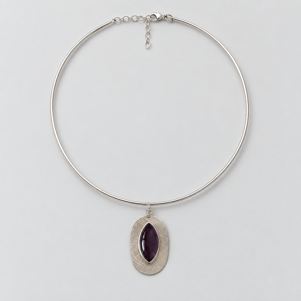 Choker Óvalo-Violeta